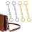 Extensor de alça de bolsa de 4,5 polegadas, 4 peças de corrente de bolsa extensora 2
