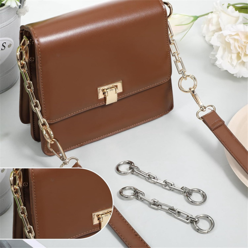 Extensor de alça de bolsa de 4,5 polegadas, 4 peças de corrente de bolsa extensora 2