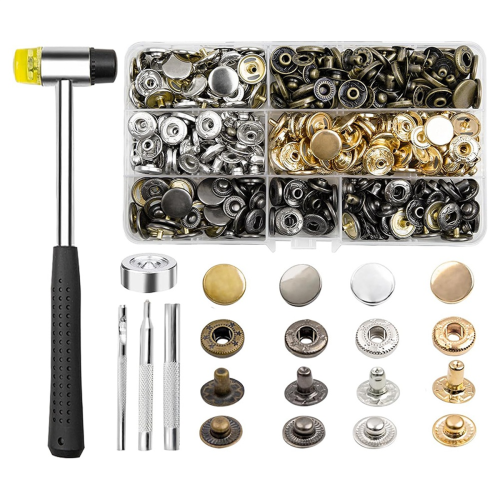 120 sets 15 mm metalen drukknopenset