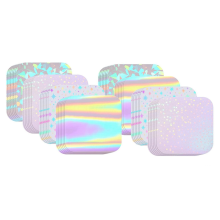 200Pcs Square Button Maker Supplies Glittering Film