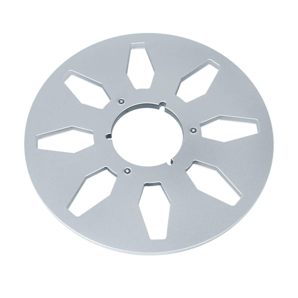 Empty Tape Reel Aluminum Alloy Reel Tape Recorder Accessories Silver 4851337040445