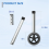 Walker Wheel, Walker Wheels Replacement 5 Inch, Wheels for Walkers 3