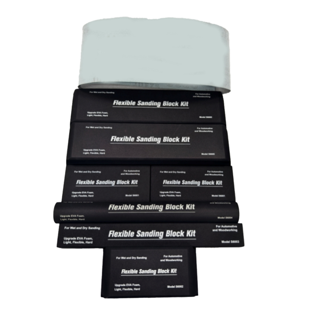 Sanding Block Kit Of 7 With Sandpaper Sheet 4851337049707