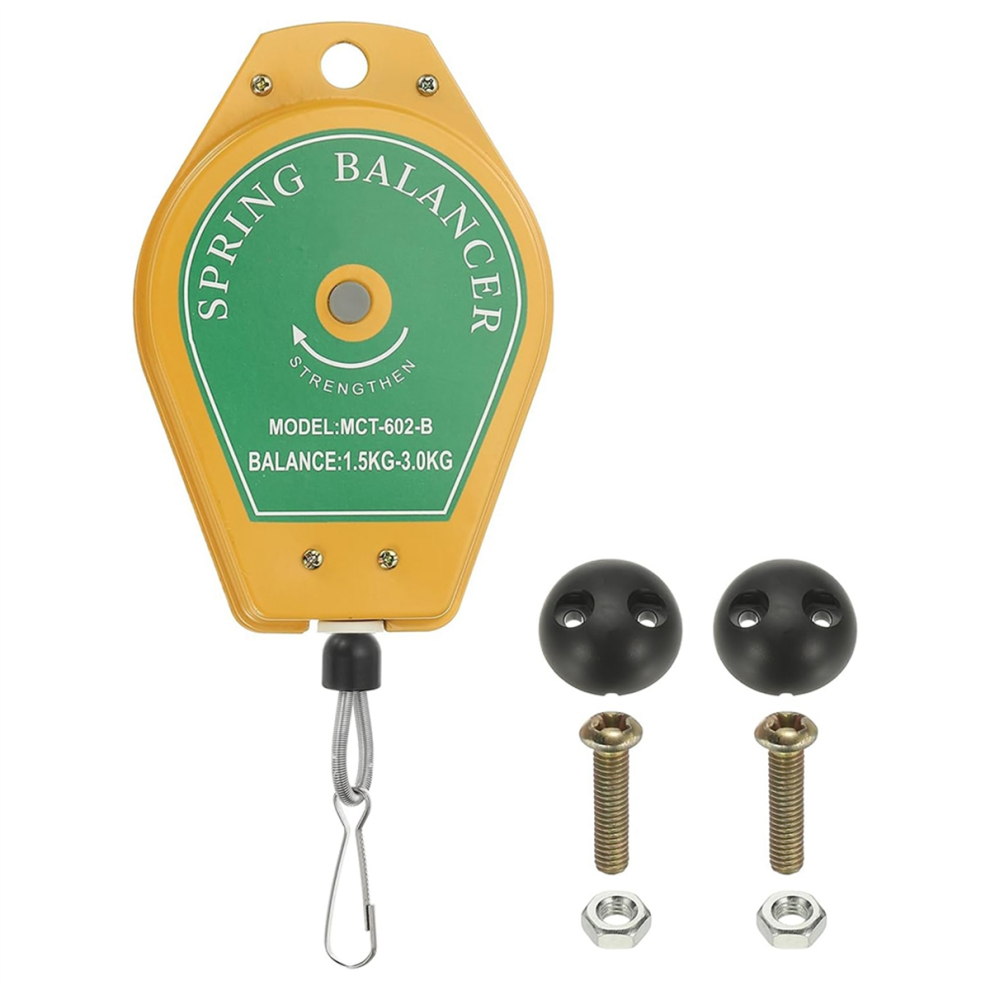 Retractable Spring Balancer, Bearing Spring Tool 3.3-6.6Lbs (1.5-3Kg) 4851337049011