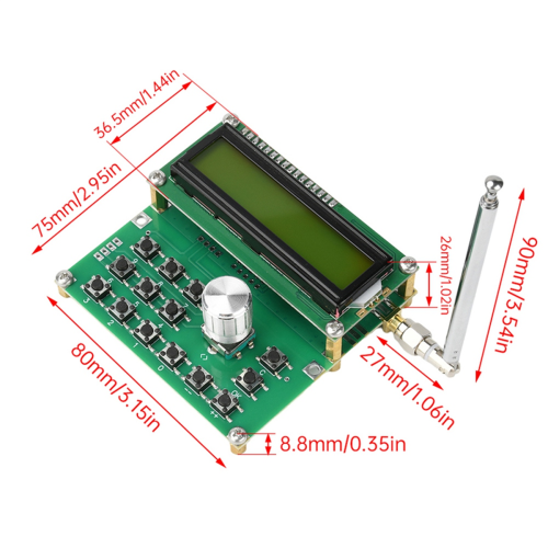 ADF4351 Γεννήτρια σήματος Οθόνη LCD 35MHz-4000MHz 1