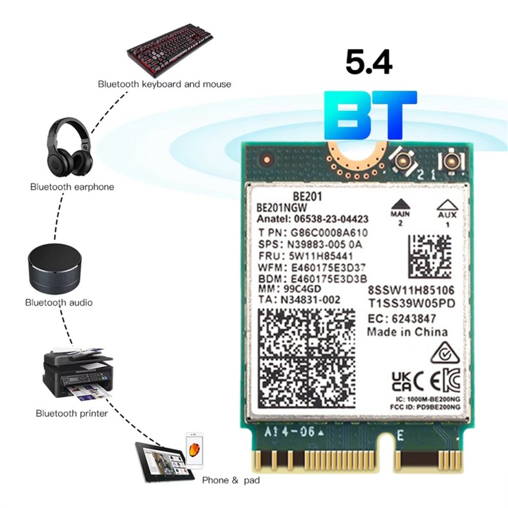 Carte Bluetooth Pc Carte Airport Bluetooth 4.0 Pour MacBook Pro 2015 - Remplacement BCM943602CS - WiFi 802.11ac Carte Aéroport MacBook