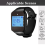 Wireless Restaurant Pager Calling System with Watch Call Button Blue 2
