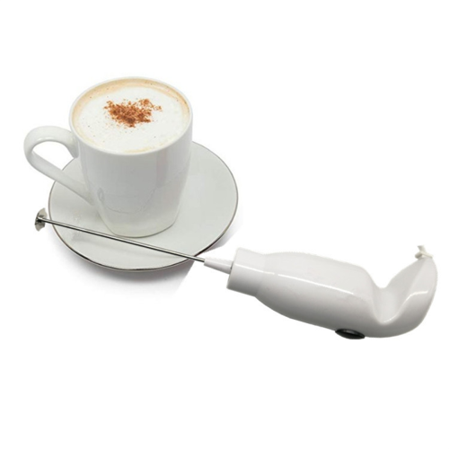 Liquidificador elétrico de mão, batedor de leite e café, plugue UE 2