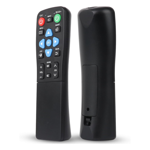 Universal Remote for Seniors, Elderly - Big Button, 2-Device Control 1