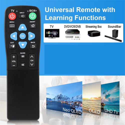 Universal Remote for Seniors, Elderly - Big Button, 2-Device Control 2