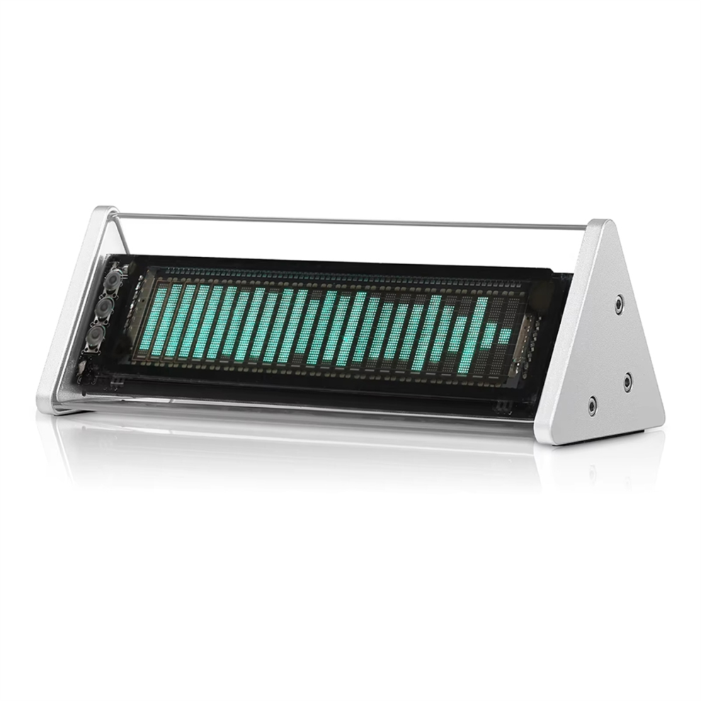 Bluetooth 5.0 Vfd Clock Music Spectrum Display Screen Green 4851337060153