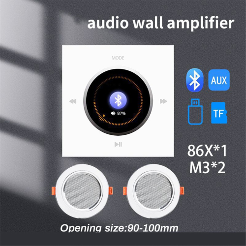 Bluetooth Audio Control Panel 86 with Amplifier Ceiling Speakers B 1