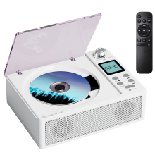 Draagbare Bluetooth Retro CD-speler, dubbele luidsprekers B