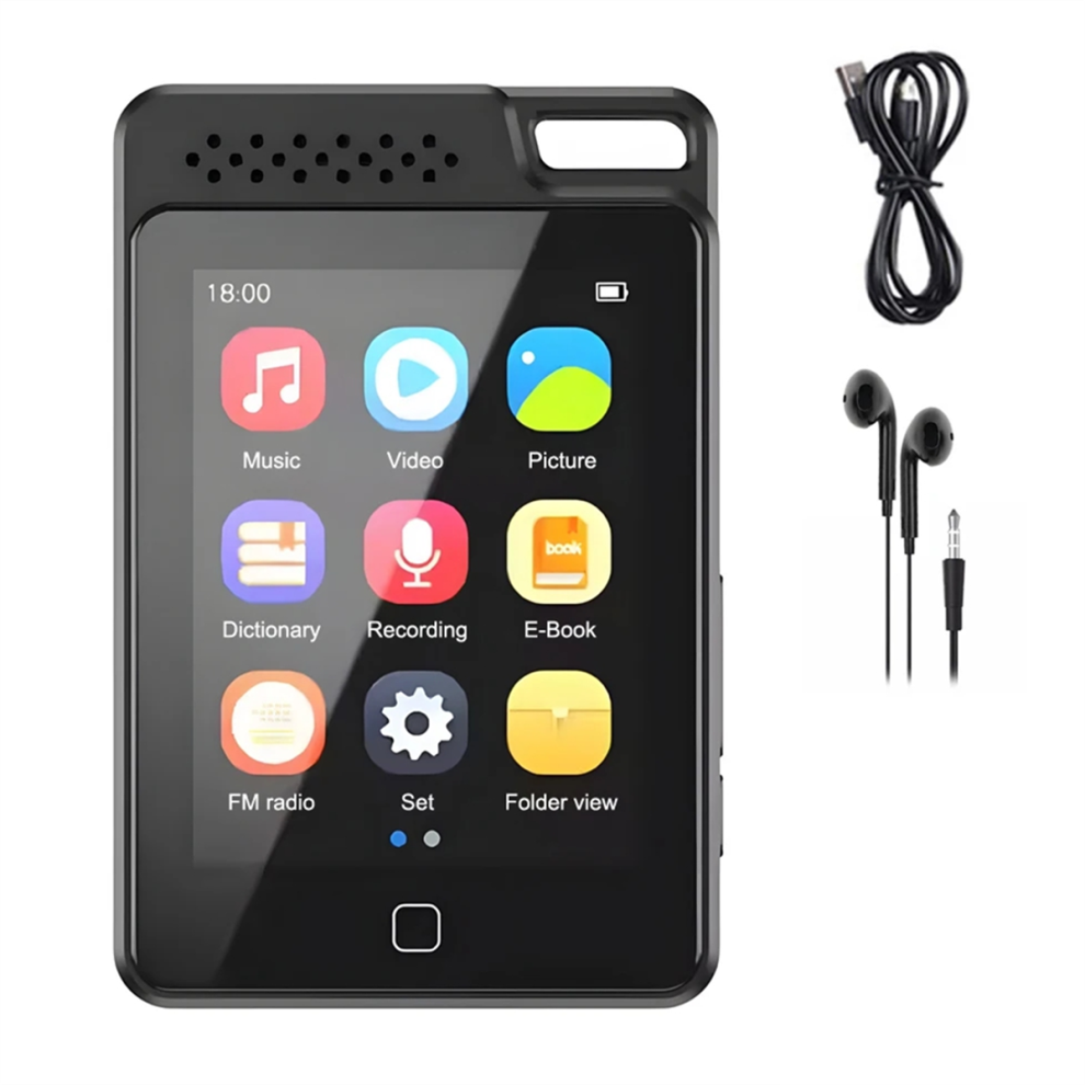 Metal Bluetooth 5.0 Mp3 Music Player Built-In Speaker Mp4 Player 4851337059669
