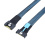 Καλώδιο εισαγωγής PCIe MCIO 5.0 8I σε λεπτό καλώδιο SAS 100cm με αντιολισθητική προστασία 2