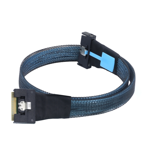 Καλώδιο εισαγωγής PCIe MCIO 5.0 8I σε λεπτό καλώδιο SAS 100cm με αντιολισθητική προστασία