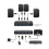 USB3.0 Switcher 4 in 4 Out Splitter 4 Computer Teilen USB Flas 5