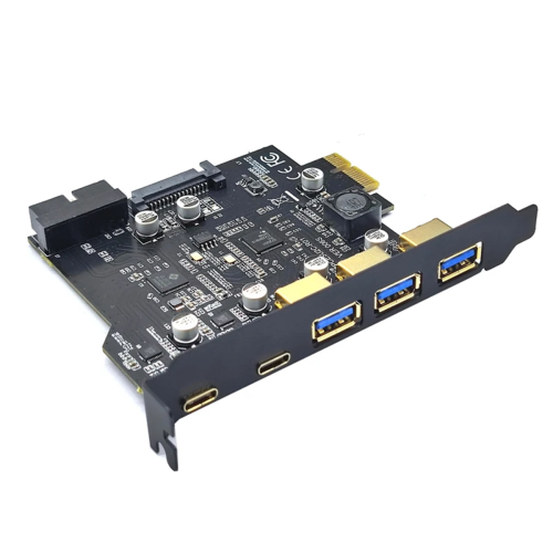 Type C USB 3.2 Gen1 PCIE Card Hub USB 3.0 PCI Express Board 1