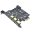 Type C USB 3.2 Gen1 PCIE Card Hub USB 3.0 PCI Express Board 5