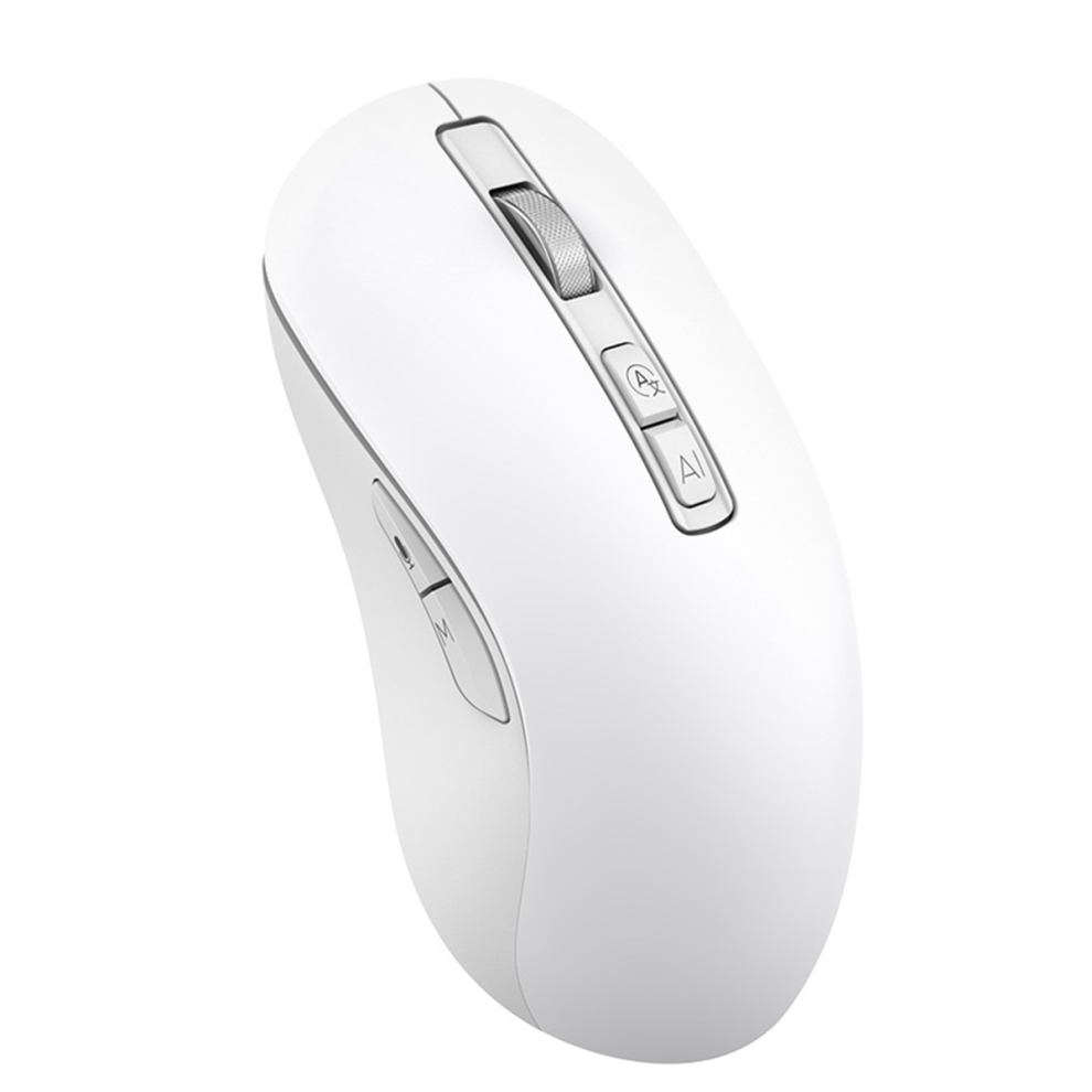 2.4G + Bluetooth Dual-Mode Voice Typing Mouse Ai Smart Mouse White 4851337062706