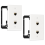 Pacote com 2 placas de parede Ethernet, placa de parede com 2 portas 1