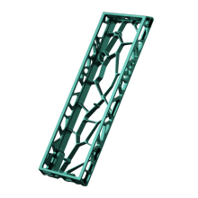 Capa protetora de teclado de alumínio oco H60 verde