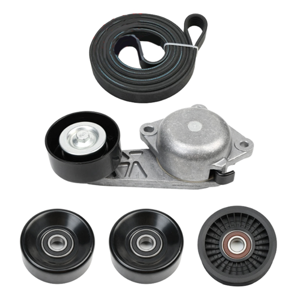 Serpentine Belt Drive Assembly Kit Drive Belt Tensioner Kit For 4851337069491