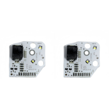 Keltaiset Angel Eye LED DRL -levyt 2017-2020 Seat MK3:een