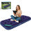 Green Haven Single Flocked Airbed – Lightweight Inflatable Camping Mat 1