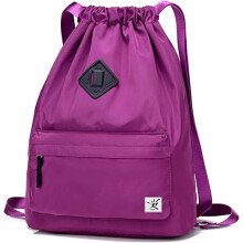 Risefit Waterproof Drawstring Bags, Printed Gym Bags Sports Backpacks