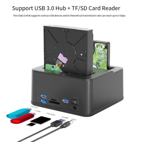 Stacja dokująca HDD USB 3.0 do adaptera (UE) 2