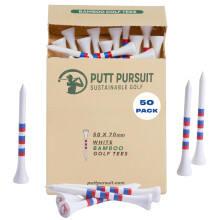 Golf Tees - 7cm/ 70mm Bamboo Golf Tee - Biodegradable Golf Tees Wooden