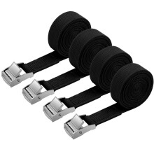 URAQT Tie Down Straps, 4 Pack Heavy Duty Tensioning Belts, 2M Adjustab