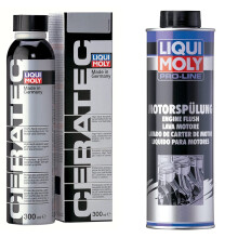 Liqui Moly P000017 Cera Tec, 1 x 300ml & P000065 Pro-Line Engine Flush