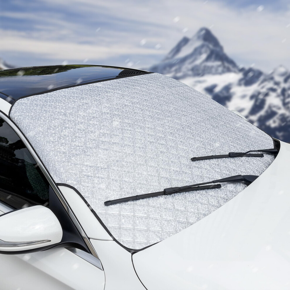 Windscreen Cover Frost Ice Snow Protector For Winter | Windscreen Sun 9498246824183