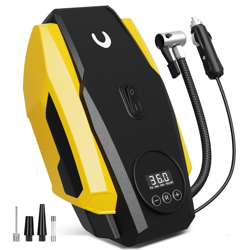 Powools Tyre Inflator Portable Air Compressor - Air Pump For Car Tyres 4232313451347