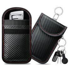 caslord Faraday Pouch for Car Keys, Signal Blocker, Pack of 2 Anti-The