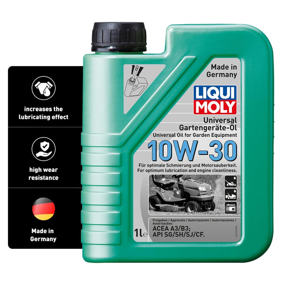 LIQUI MOLY Universal Oil for Garden Equipment 10W-30 | 1 L | Mineral m