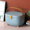 Plastic Medicine Storage Box Oval Double Layers 2