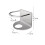 3Pcs Silver Toothbrush Holder Durable Wall-Mounted Toothpaste Rack 2