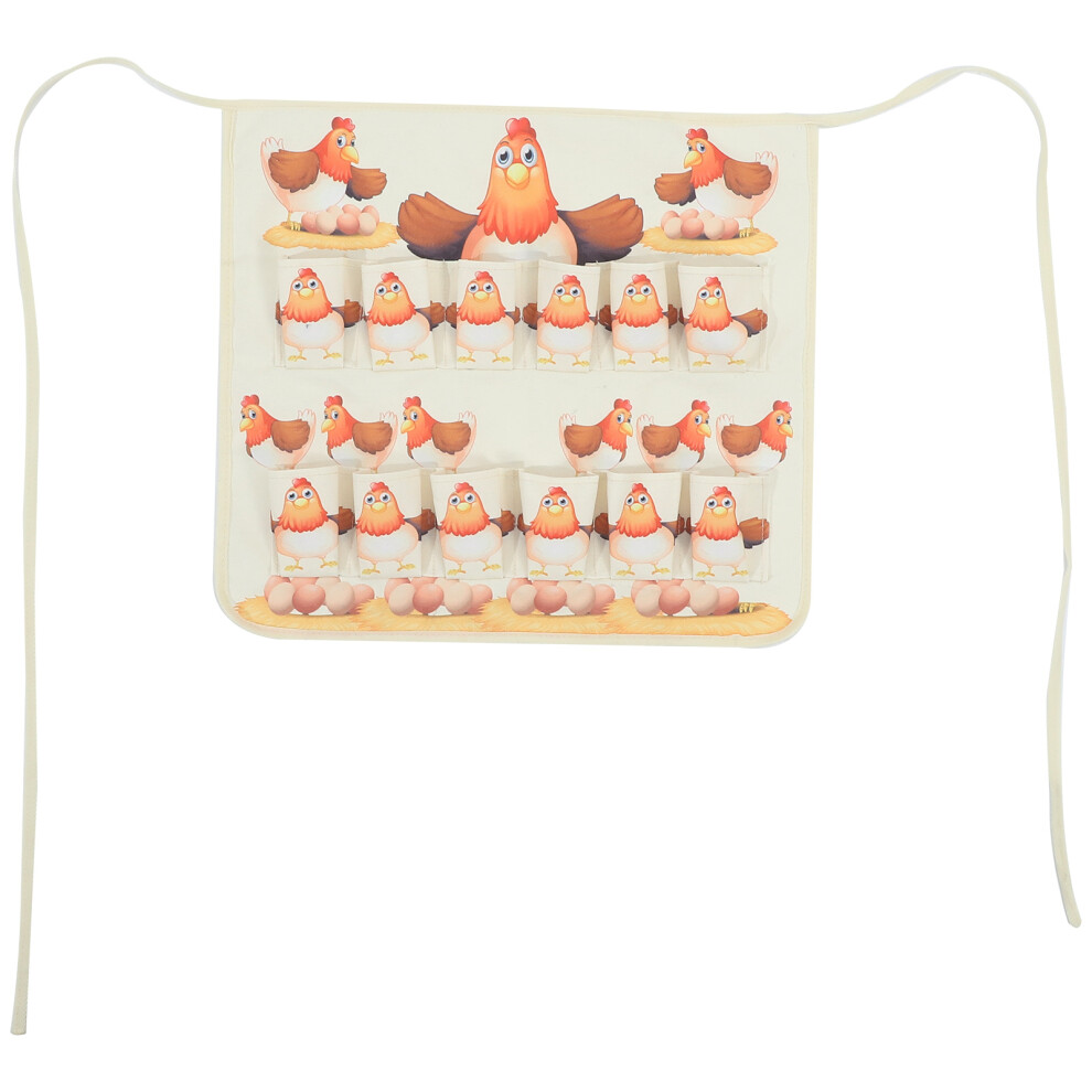 Eierplukschort Dames Katoenen Transport Eieren Zak-image