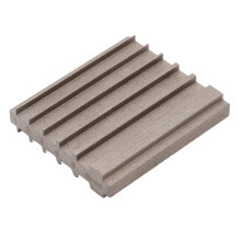 Premium Stahl Lederkanten-Schleif- und Reparaturwerkzeug, 6 mm Breite, Grau