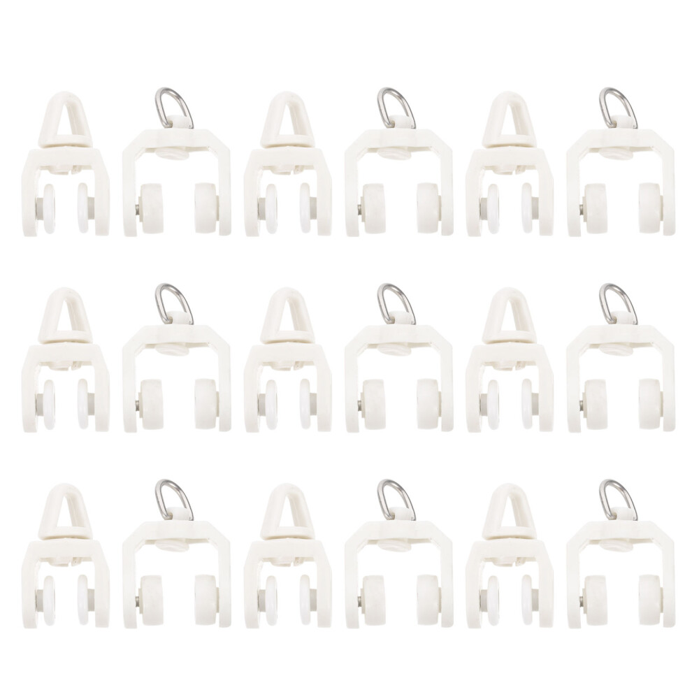 50 Stuks Gordijnrail Gordijnhaak Roestvrij Staal-image