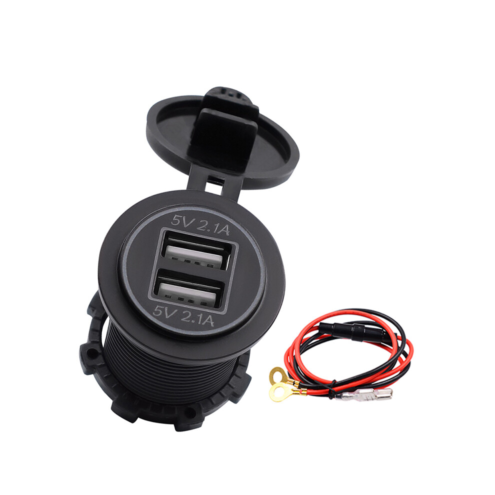 (Red) ZH-526F Dual USB Port Car Charger 4.2A Fast-image-OPC-PJYQTD6-NEW