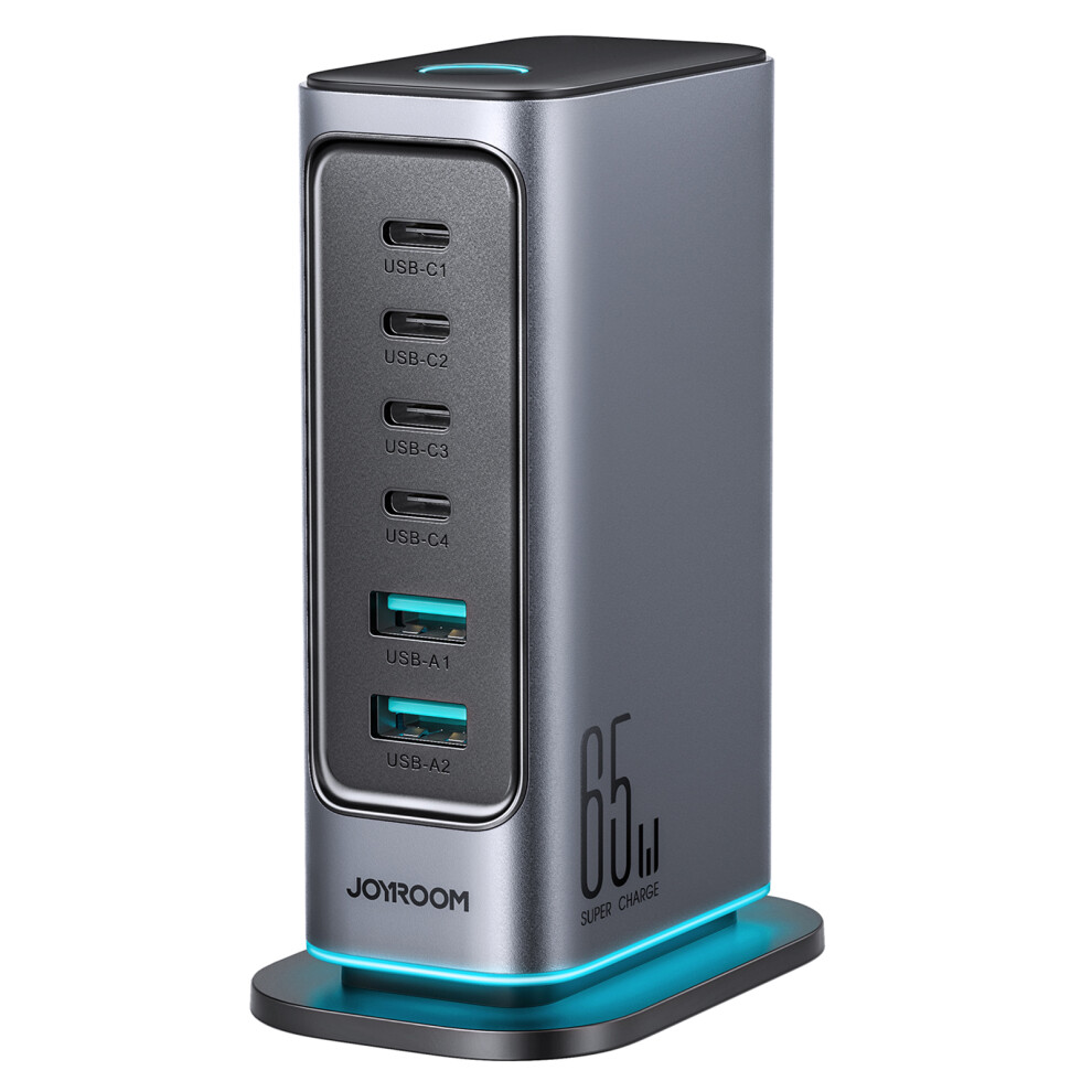 Joyroom Tcm02 65W Usb Charger Block 6-Port Gan 6914285871122
