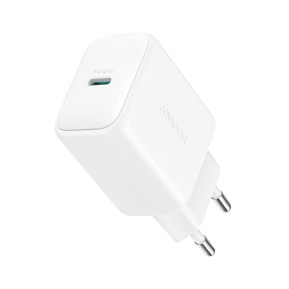 (White) Joyroom Jr-Tcf20 Eu Plug Pd 20W Fast Charger White 6914280896946