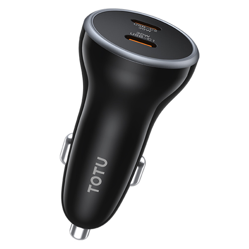 Totu Cc-6 Fast Car Charger Adapter Dual 60W Usb-C 6914285544613