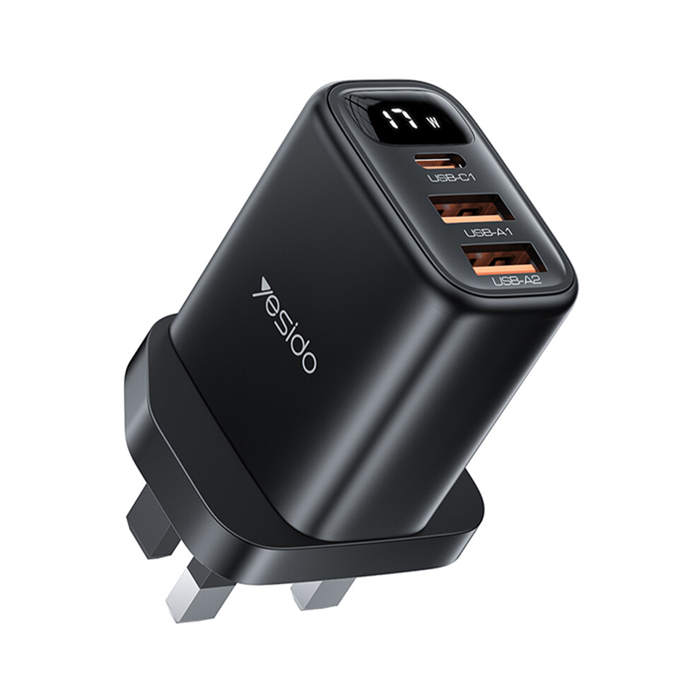 Yesido Yc86 17W Digital Display Wall Charger 2 6914283615063