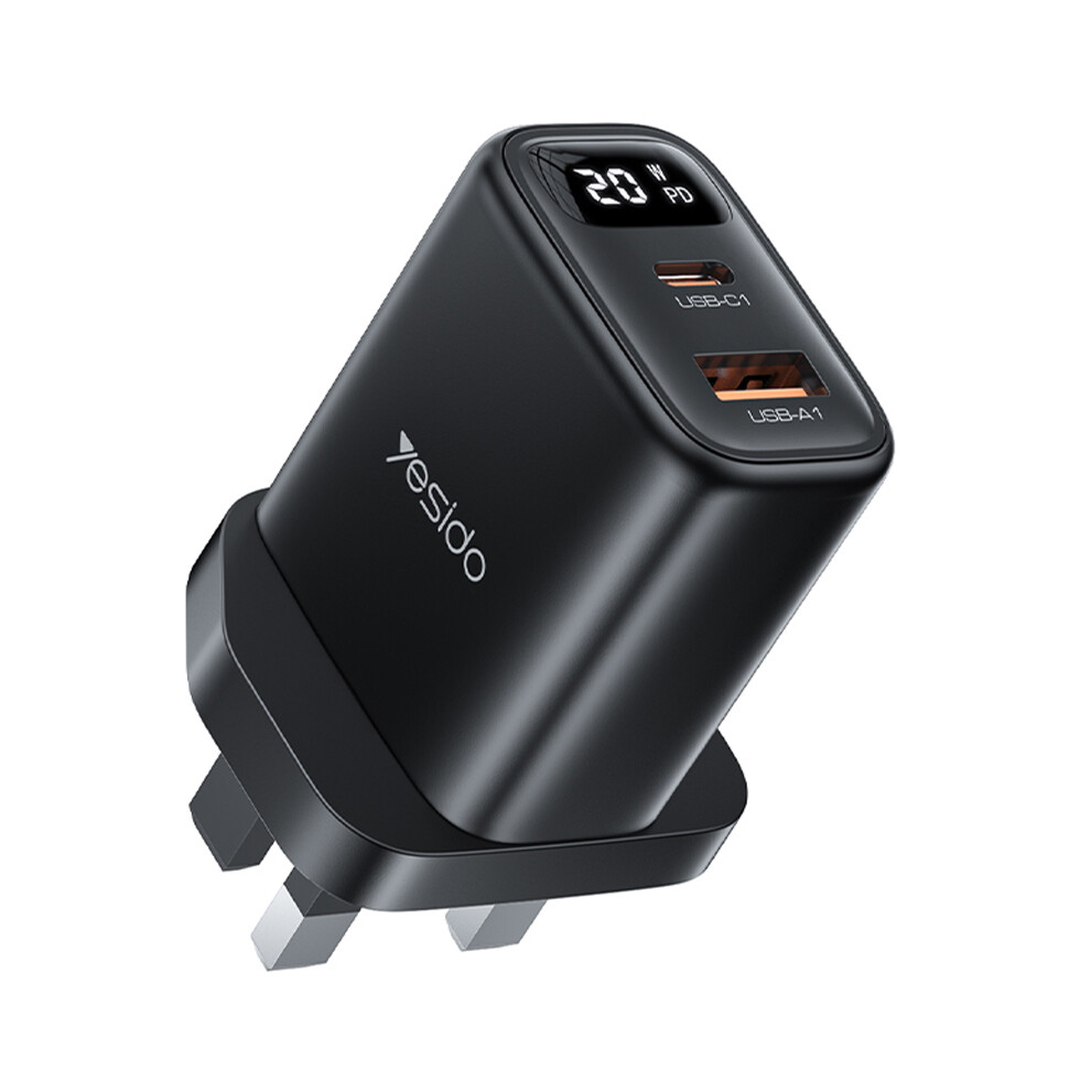 Yesido Yc87 Digital Display 20W Wall Charger Usb 6914287291225