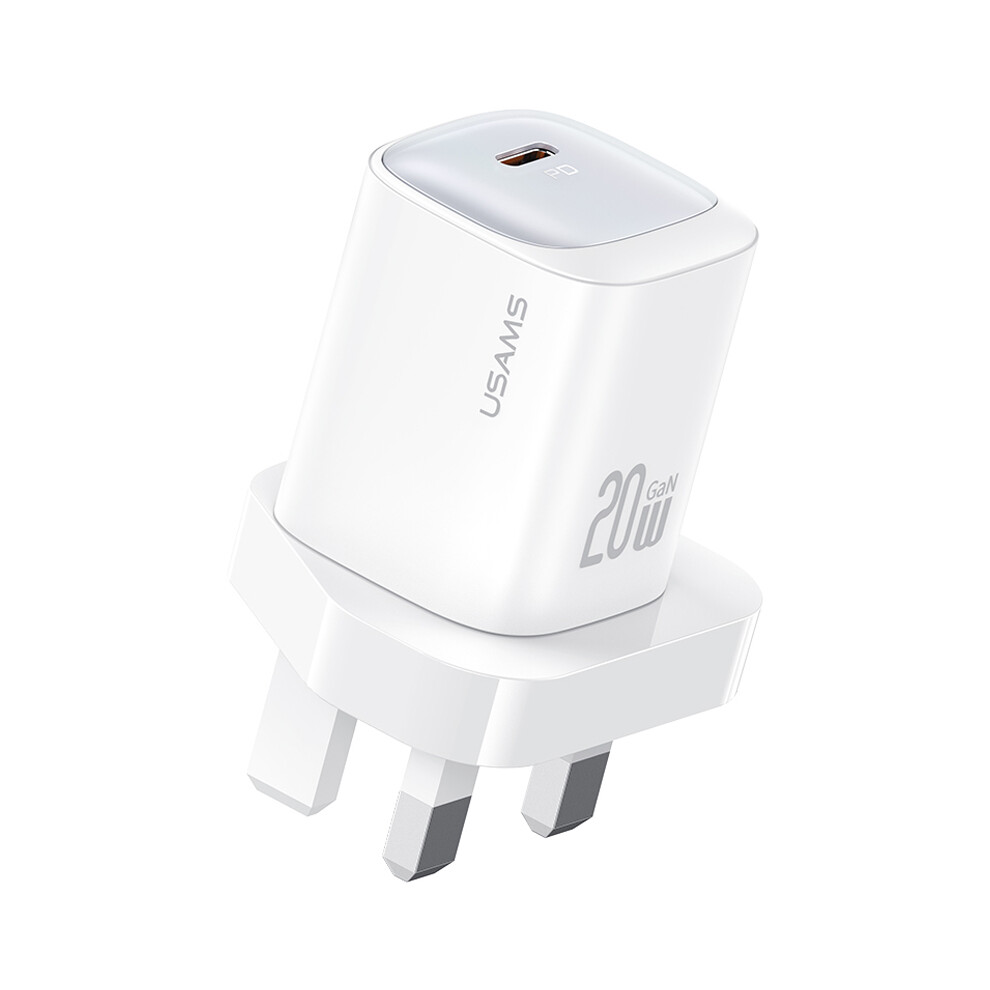 (White) Cc250 Gan Charger Pd 3.0 Fast Charging 20W Wall White 6914280189529
